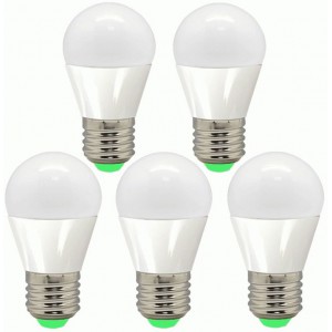 Набор светодиодных LED ламп FERON LB-95: шарик 7W 2700K E27 5 штук